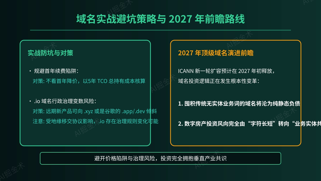 避坑指南与前瞻