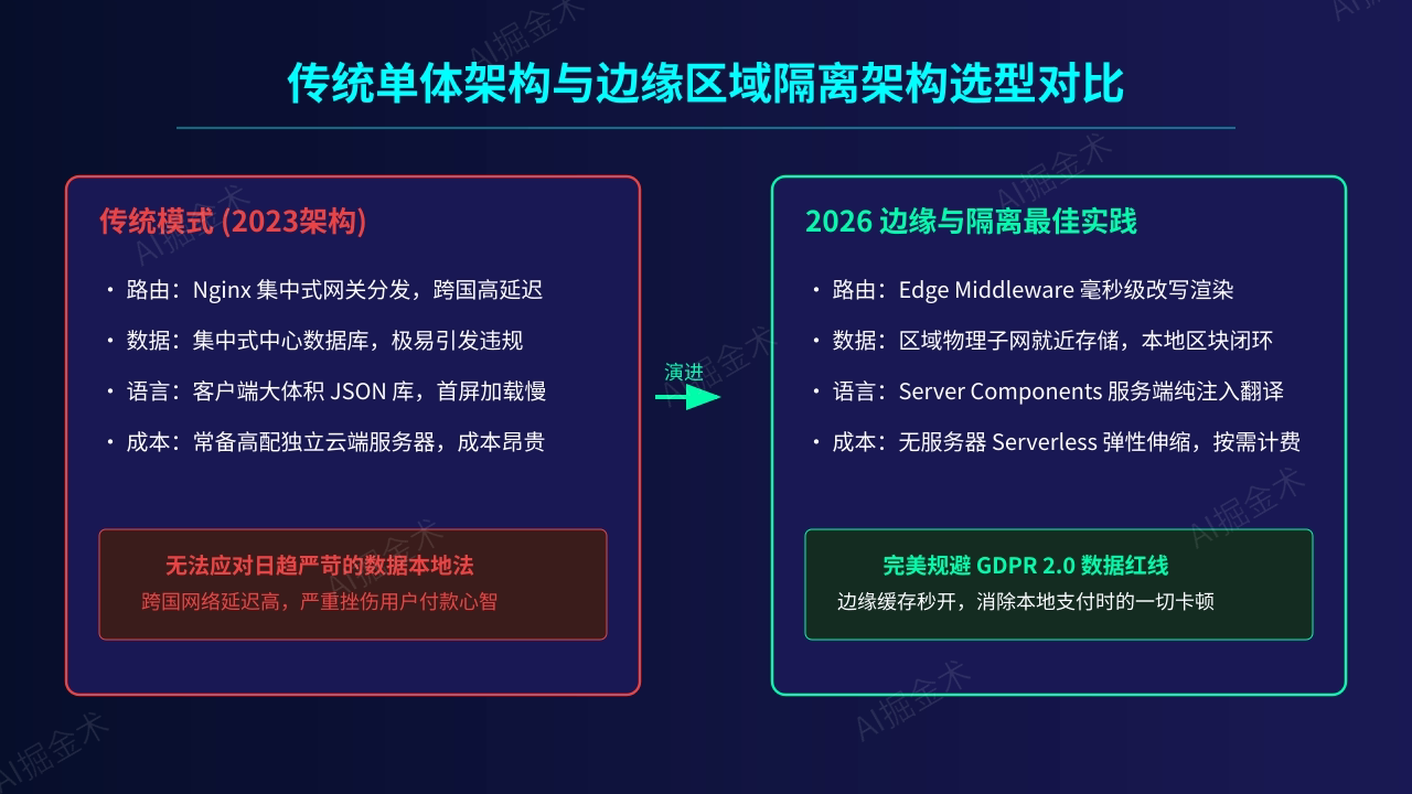 技术选型:传统 vs 边缘与区域隔离