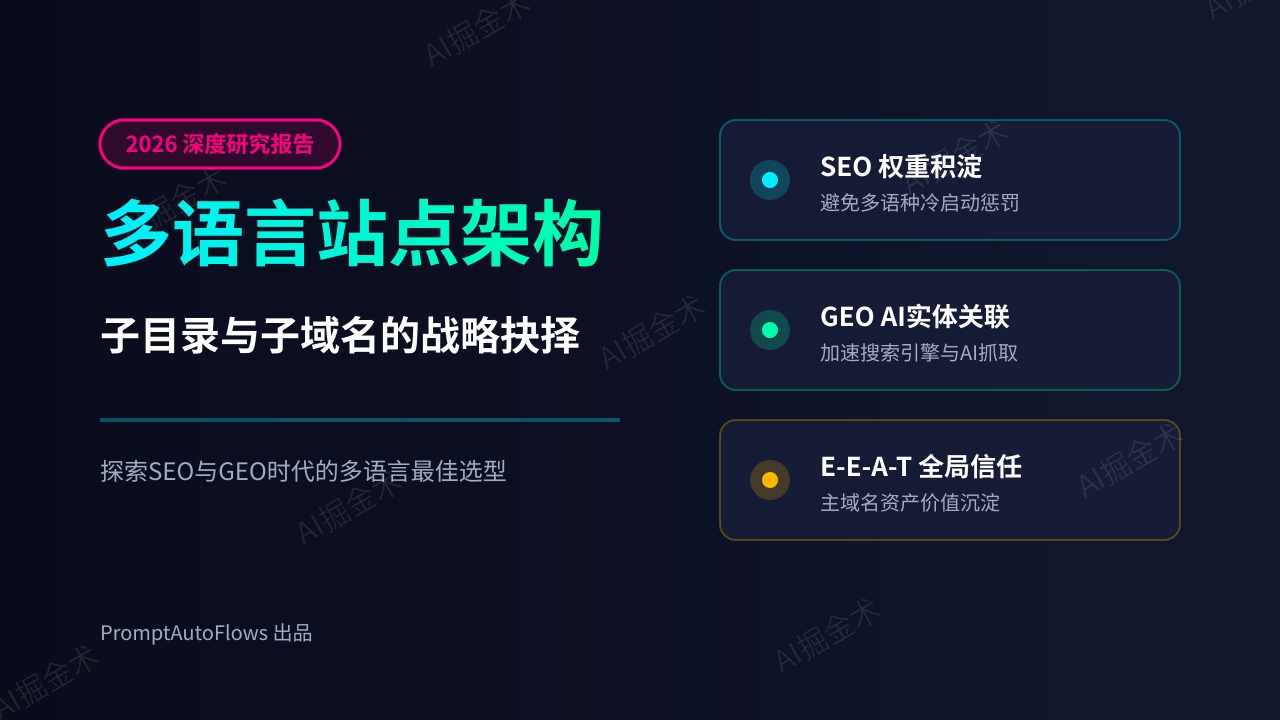 多语言站点架构:子目录与子域名的战略抉择