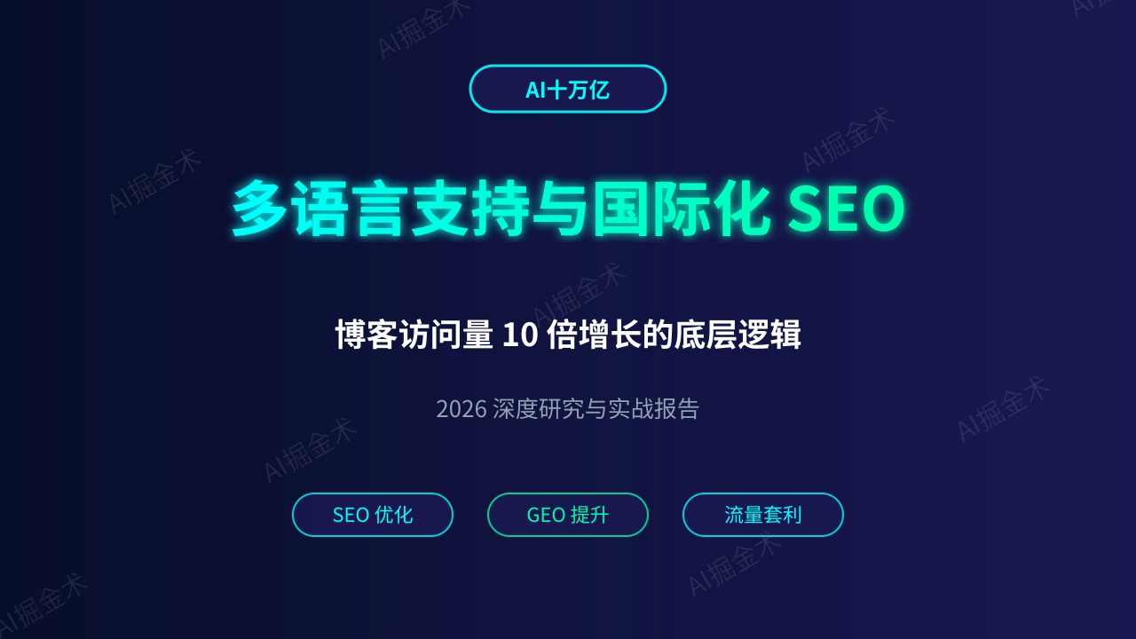 为网站增加多语言支持,访问量如何实现10倍暴涨?