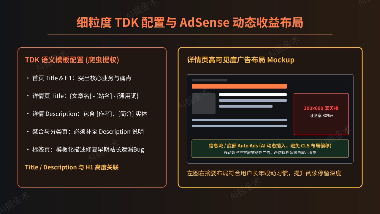 第六章：细粒度 TDK 模板化与广告布局