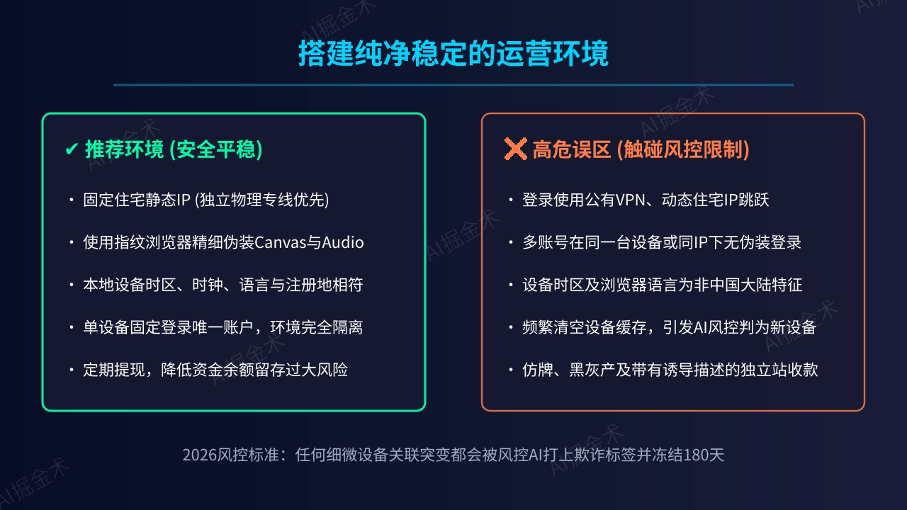 搭建纯净稳定的运营环境