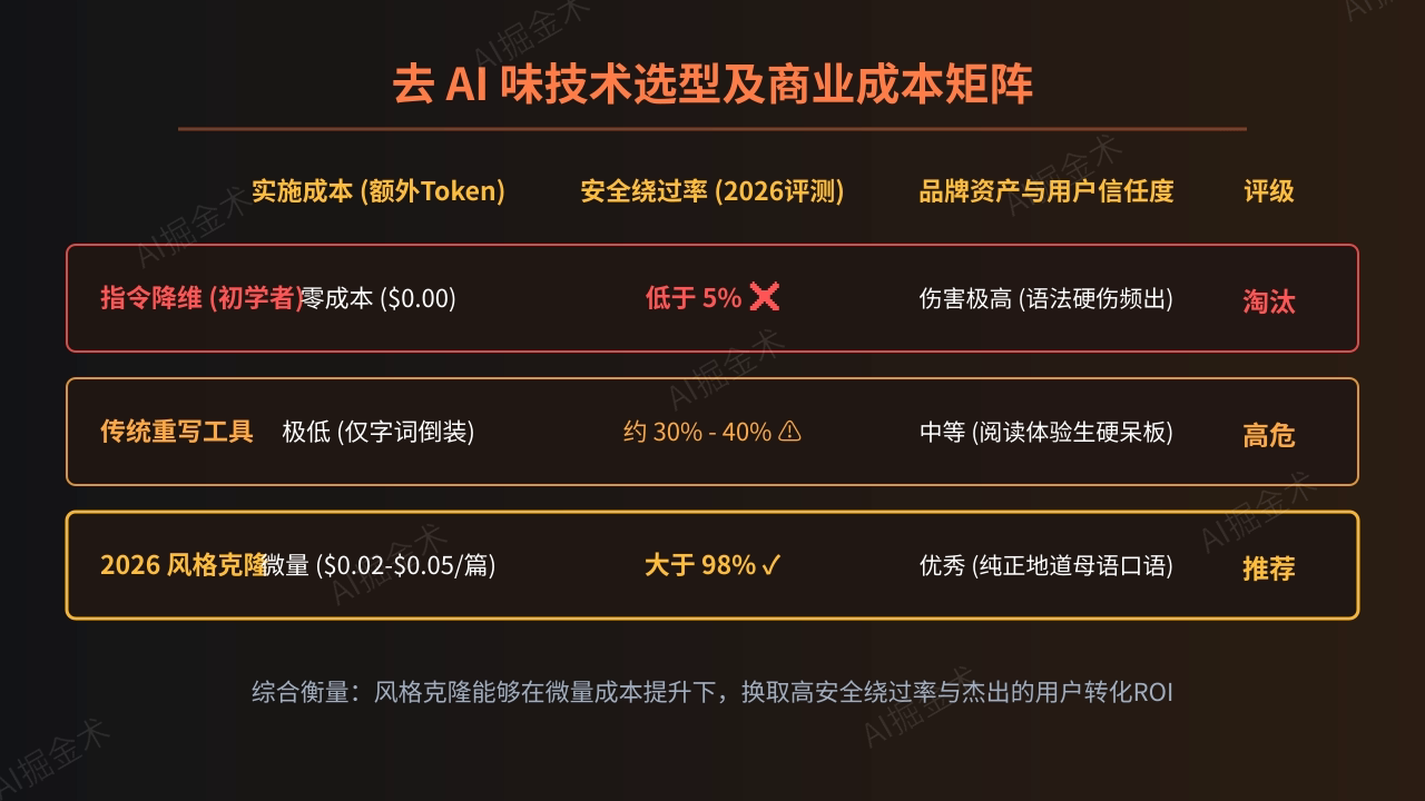 技术选型对比