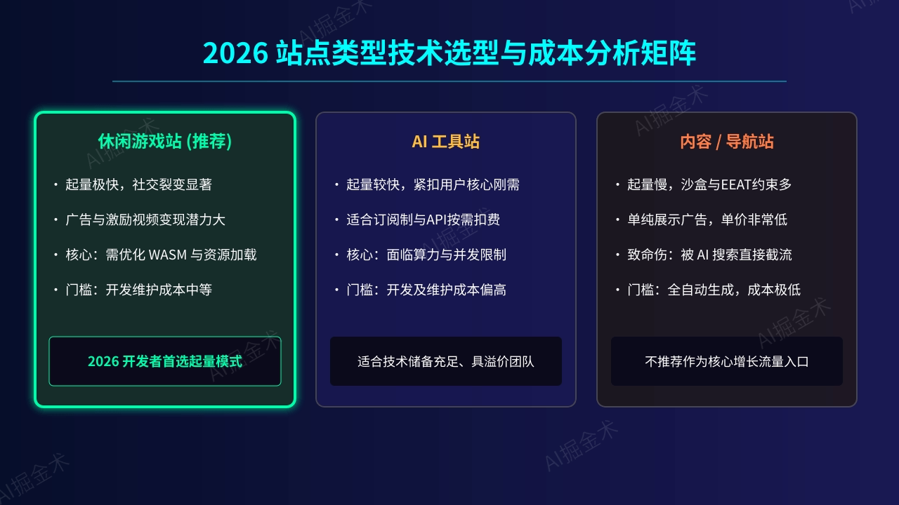 技术选型对比