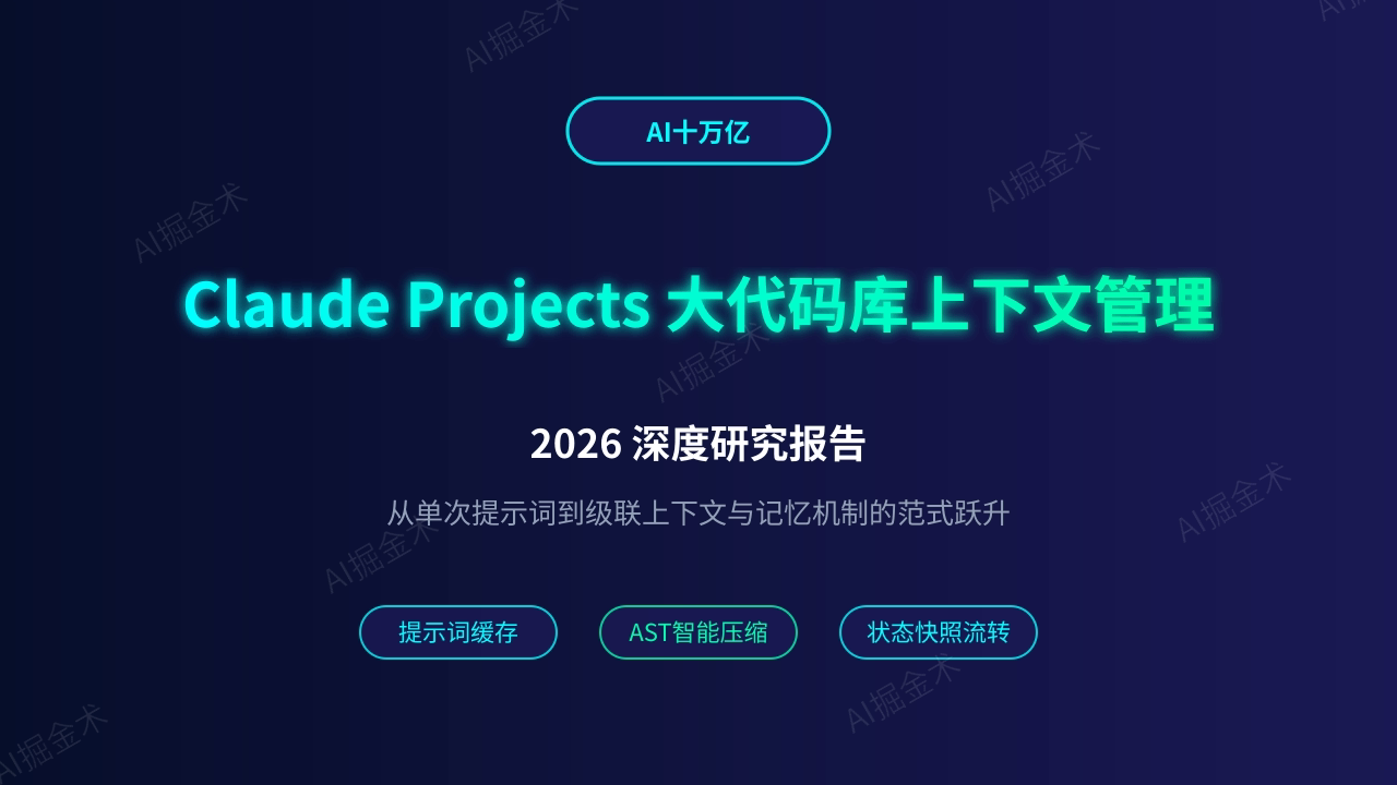 百万Token时代,如何优雅地对 Claude Projects 进行长效上下文管理?