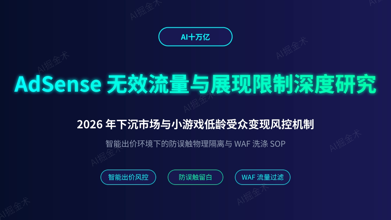 AdSense 无效流量与广告展现限制 2026 深度研究