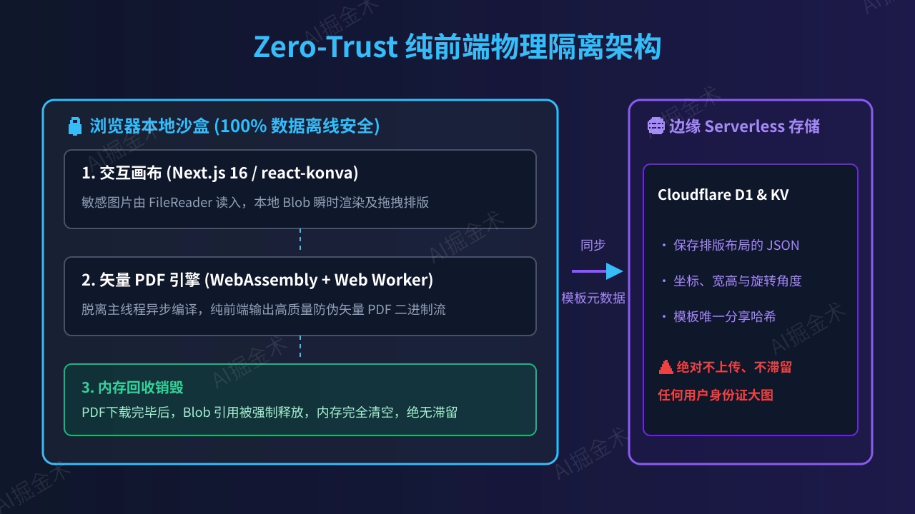 纯前端 Zero-Trust 架构数据流转
