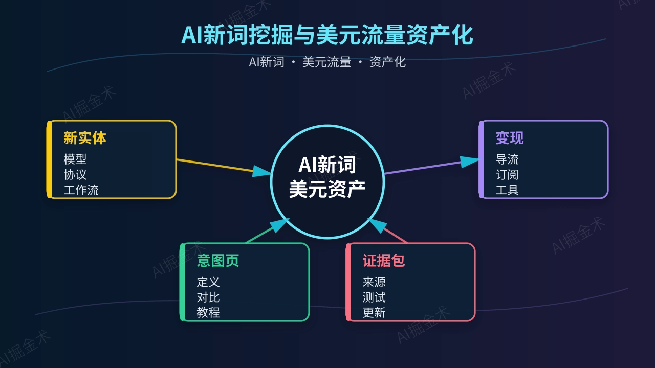 AI新词挖掘 把新术语变成美元流量资产